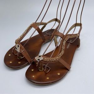 Sole Salvation, Strappy Glitzy Sandals. Size 5.5. In excellent condition!